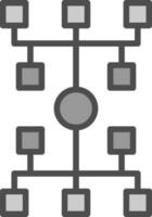 conception d'icône de vecteur d'algorithme