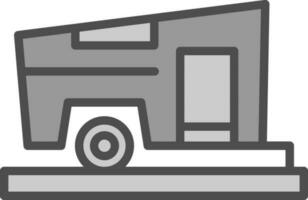 caravane vecteur icône conception