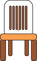 illustration de chaise icône pour meubles concept. vecteur