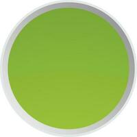 vert cercle Cadre avec espace pour votre texte. vecteur