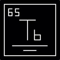 terbium vecteur icône conception