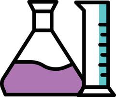 illustration vectorielle de bécher sur fond.symboles de qualité premium.icônes vectorielles pour le concept et la conception graphique. vecteur