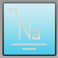 sodium vecteur icône conception