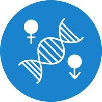 conception d'icône de vecteur de chromosome