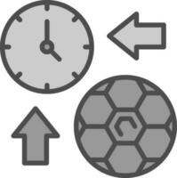 conception d'icône de vecteur de temps