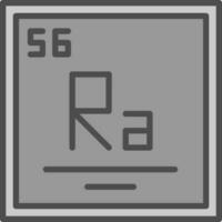 radium vecteur icône conception