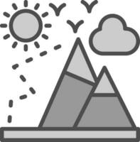 alpinisme vecteur icône conception