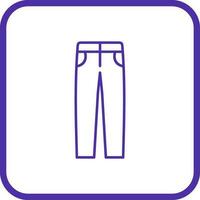 Hommes un pantalon vecteur icône