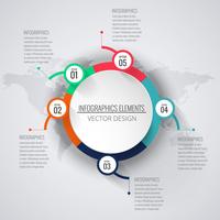 Abstrait infographie créatif vecteur