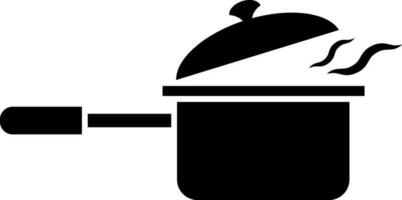 ouvert pression cuisinier icône ou symbole. vecteur