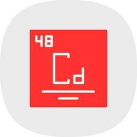 cadmium vecteur icône conception