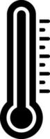 isolé Température icône ou symbole. vecteur