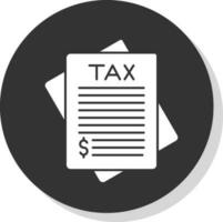 conception d'icônes vectorielles d'impôts vecteur