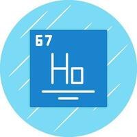 holmium vecteur icône conception