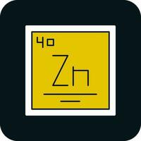 zirconium vecteur icône conception