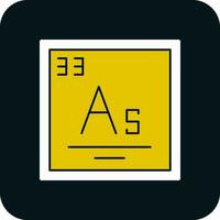 arsenic vecteur icône conception