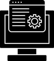 conception d'icône de vecteur de maintenance web