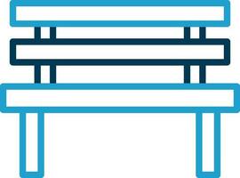 conception d'icône de vecteur de banc