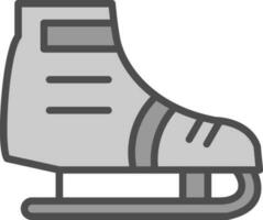 conception d'icône de vecteur de patinage sur glace