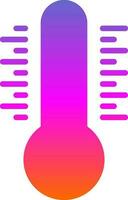 conception d'icône de vecteur de thermomètre