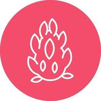pitaya vecteur icône conception