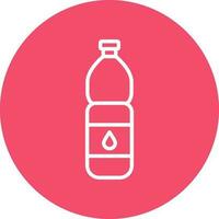Plastique bouteilles vecteur icône conception