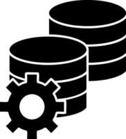 conception d'icône de vecteur de stockage de données