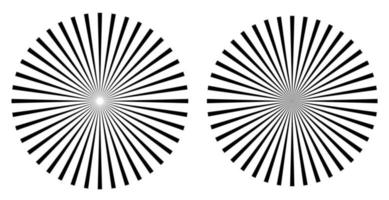 forme géométrique circulaire abstraite vecteur