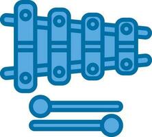 conception d'icône de vecteur de xylophone