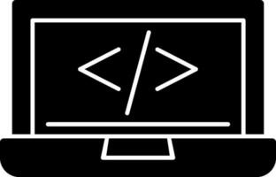 code programmation vecteur icône conception
