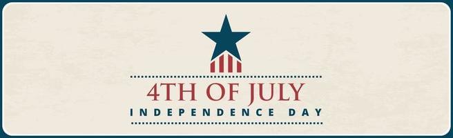 4 juillet fond de vacances fête de l'indépendance des usa vecteur