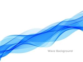 fond de commerce de conception de vague bleue vecteur