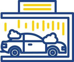 conception d'icône de vecteur de lavage de voiture