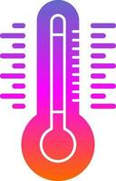 conception d'icône de vecteur de thermomètre