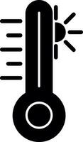 conception d'icône de vecteur de thermomètre