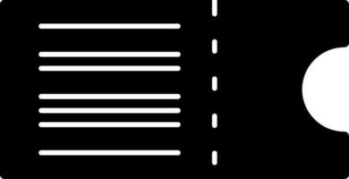 conception d'icône de vecteur de billet