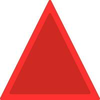 conception d'icône vecteur triangle