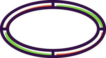 hula cerceau vecteur icône conception