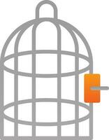 conception d'icône de vecteur de cage