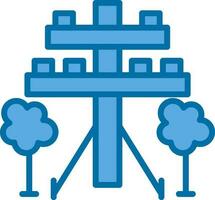 conception d'icône de vecteur de poteau électrique