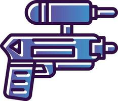 conception d'icône de vecteur de pistolet à eau