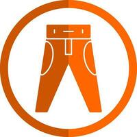 création d'icônes vectorielles de pantalons vecteur