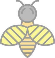 orthographe abeille vecteur icône conception