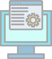 conception d'icône de vecteur de maintenance web