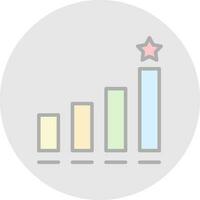 conception d'icône de vecteur de classement