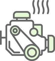 conception d'icône de vecteur de moteur