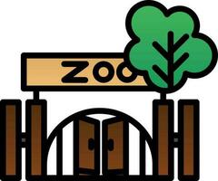 conception d'icône de vecteur de zoo