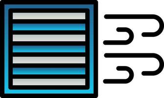 conception d'icône de vecteur de filtre à air