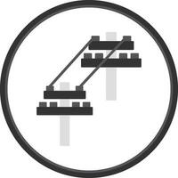 conception d'icône de vecteur de tour électrique