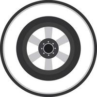 alliage roue vecteur icône conception